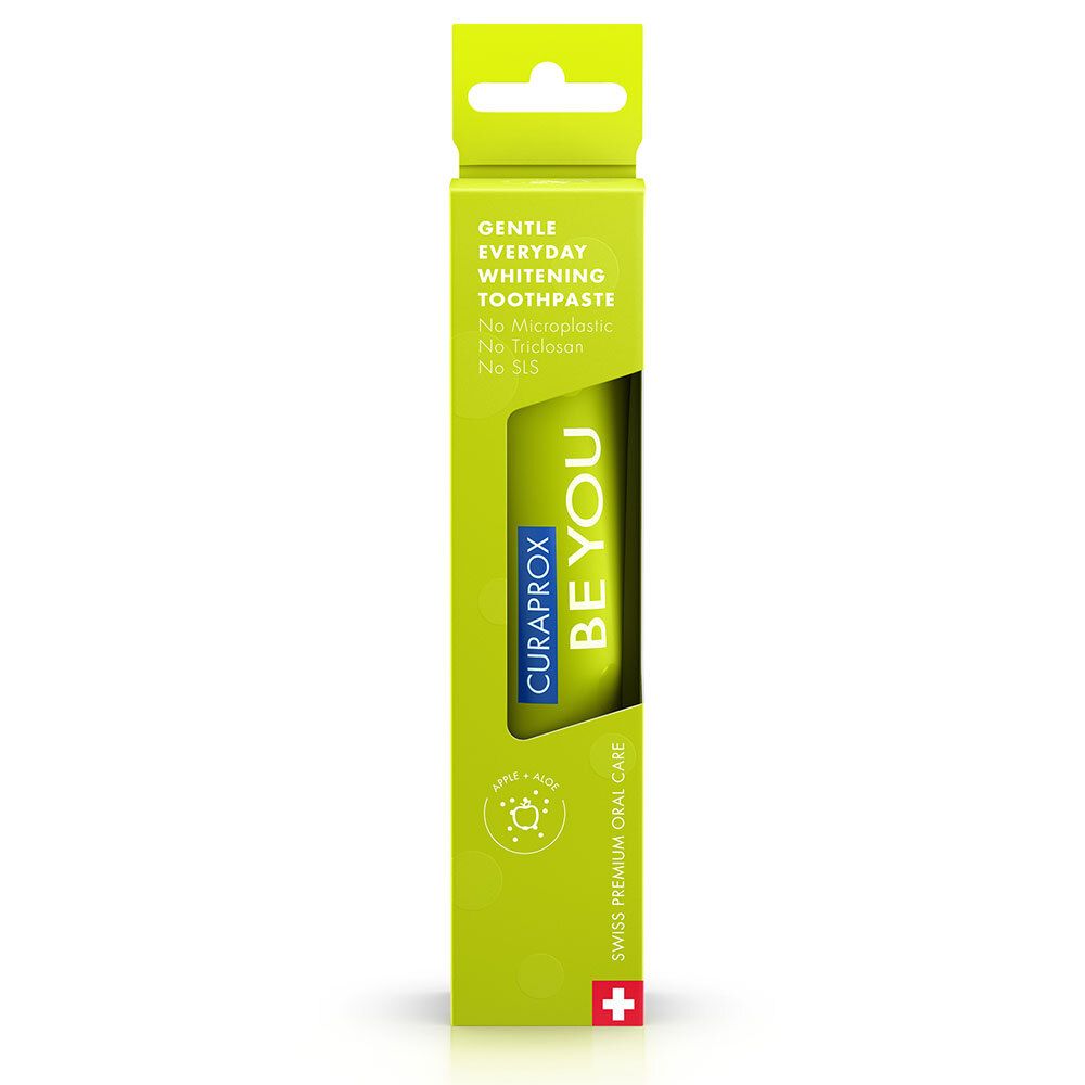 Curaprox be you Zahnpasta Apfel+Aloe grün 60 ml