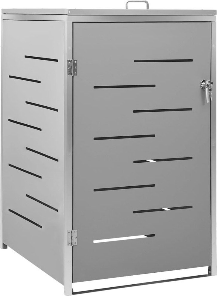 Mülltonnenbox für 1 Tonne 69x77,5x112,5 cm Edelstahl