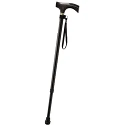 RUSSKA Gehstock Holz, schwarz