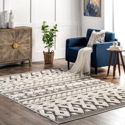 Nuloom Rebecca High Low Textured Shaggy Area Rug