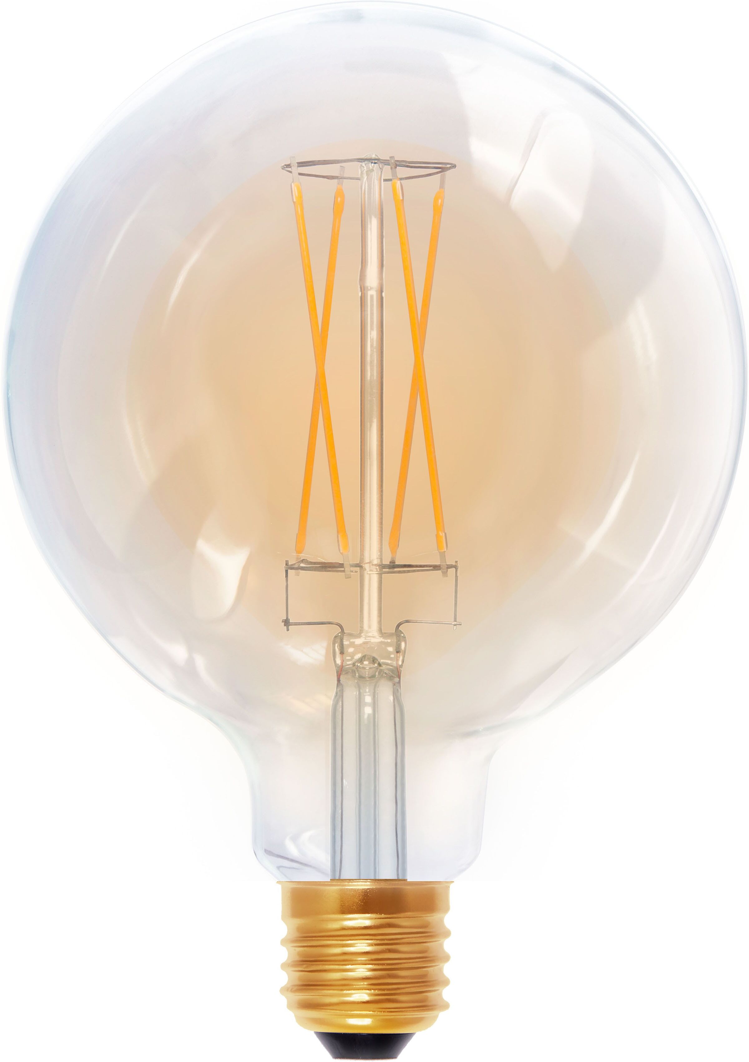 SEGULA LED-Leuchtmittel "LED Globe 125 gold", gold (goldfarben), L:180cm Ø:125cm, Leuchtmittel, dimmbar, E27, Globe 125, gold