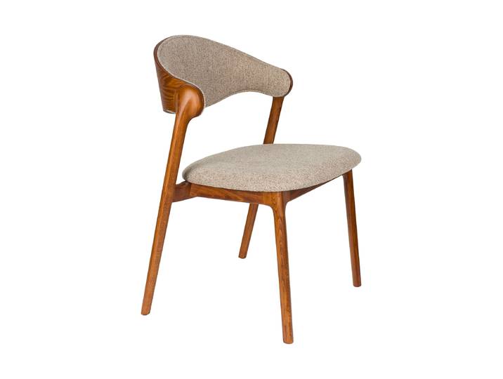 Hochwertiger Massivholz Stuhl „Babington“ Nussbaum Dutchbone
