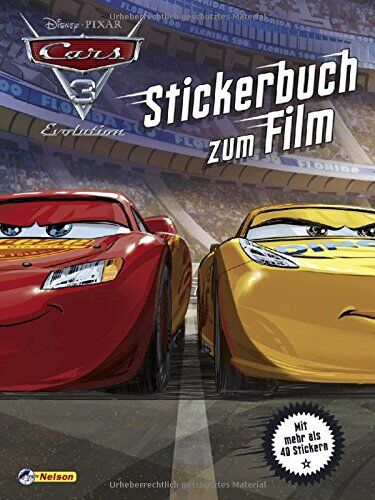 Disney Cars 3 : Stickerbuch zum Film - Preis vom 15.10.2026 23:06:25 h