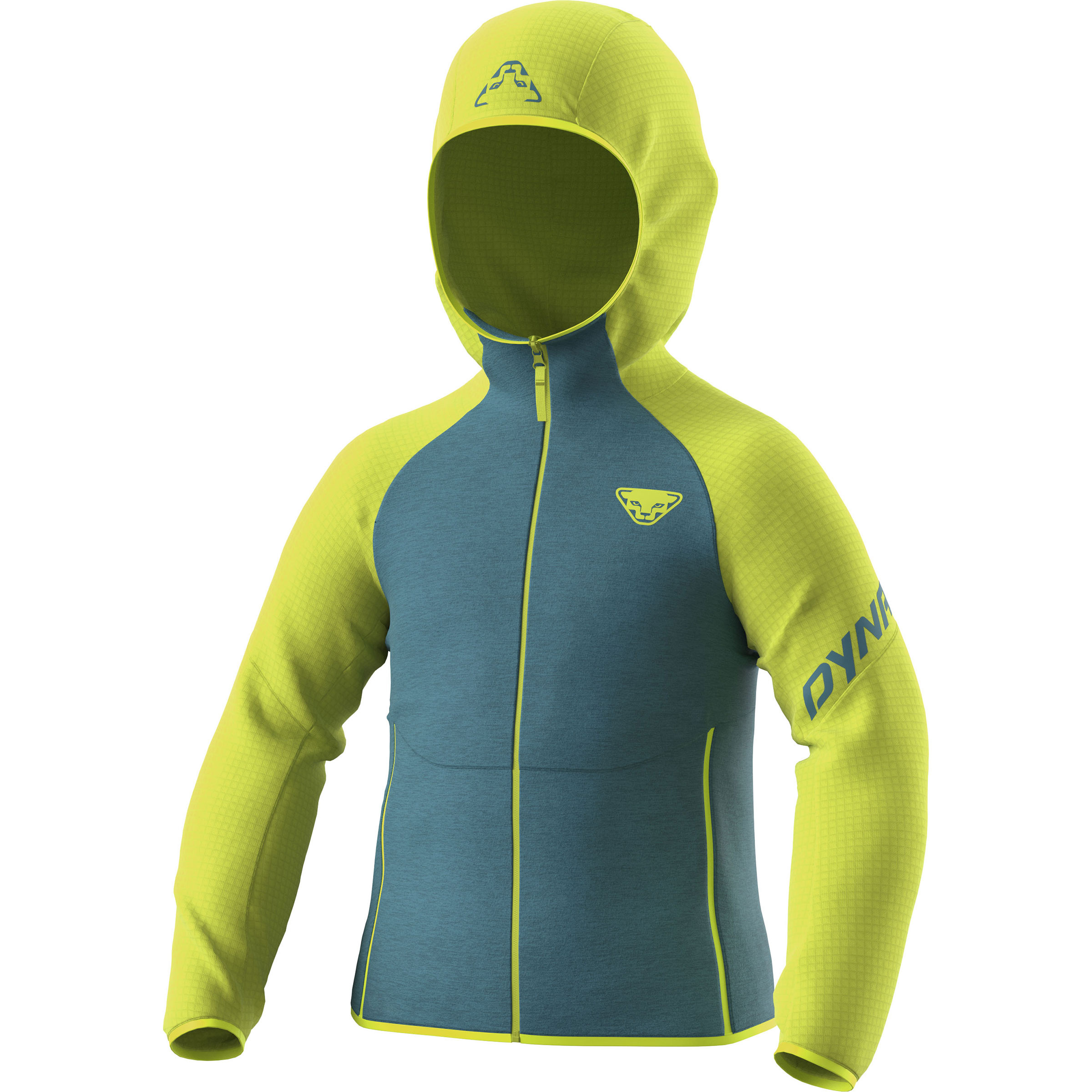 Dynafit Youngstar PTC Kinder Laufjacke gelb Größe 152 Trekking Isolierend Polartec