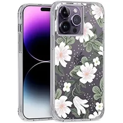Case-Mate Rifle Paper Co Hulle (Apple iPhone 14 Pro Max), Smartphone Hülle, Transparent, Grün
