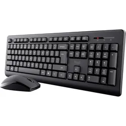 Trust Primo Kabelloses Tastatur-Maus-Set - Schwarz DE