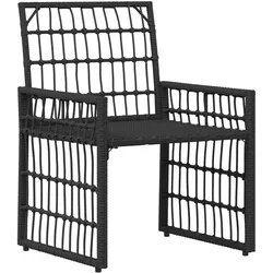 vidaXL, Gartenlounge, Yapena (2x Einzelstuhl +1x kleiner Tisch)