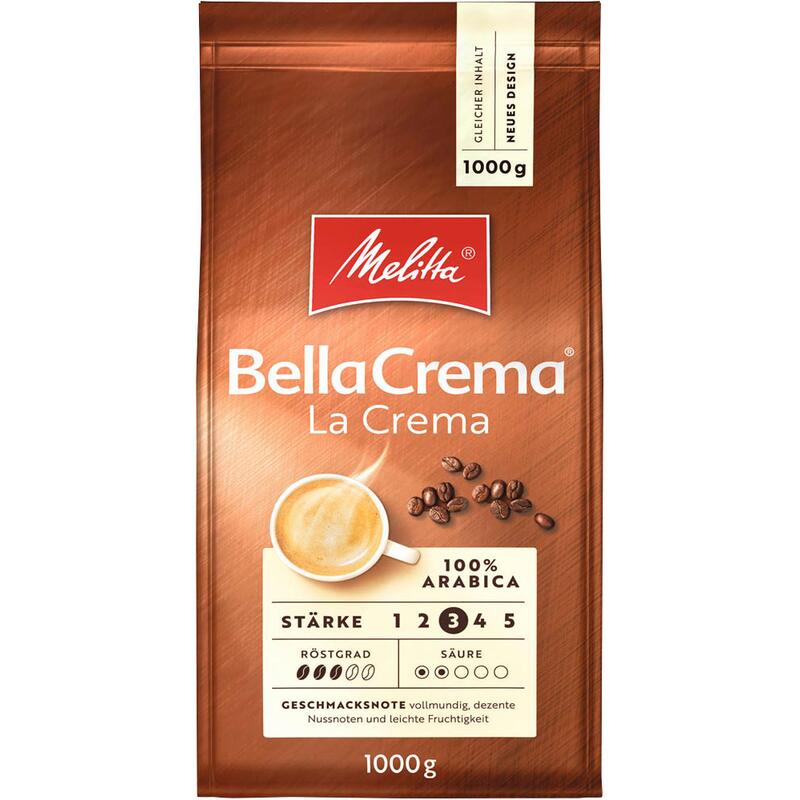 Melitta BellaCrema LaCrema ganze Bohnen 1,0 kg 683830002