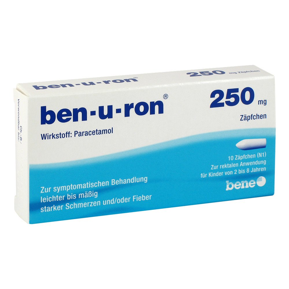 bene Arzneimittel GmbH Ben-u-ron 250 mg Zäpfchen 00116642
