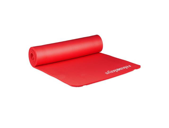 Relaxdays Lot de 2 tapis yoga 1 cm caoutchouc