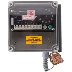 RS PRO Thermostat 0-90 Grad C, Thermostat