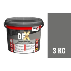Sopro Bauchemie DFX DesignFugenEpoxi Fugenmörtel 3 kg Eimer Basalt 64