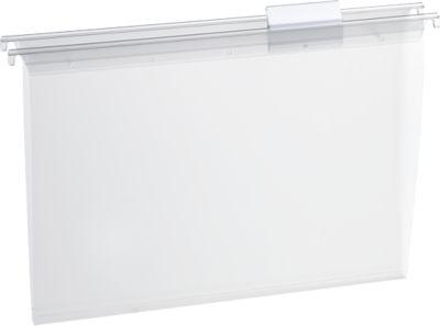 EICHNER Transparente Hängemappe, oben offen, Polypropylen, 15 Stück