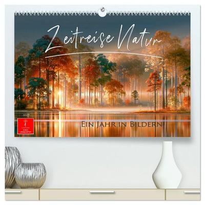 Zeitreise Natur (hochwertiger Premium Wandkalender 2027 DIN A2 quer), Kunstdruck in Hochglanz