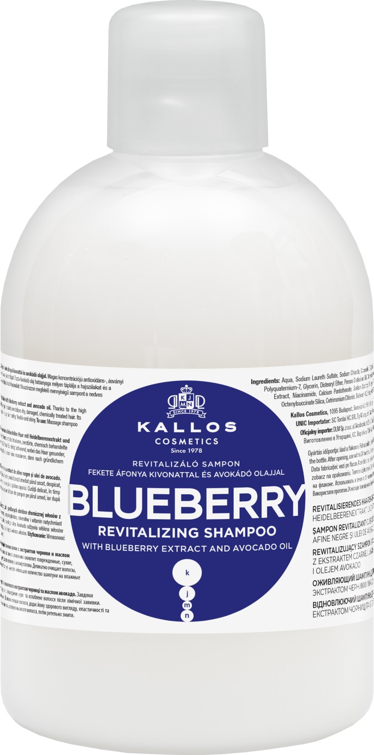 Kallos KJMN Blueberry Revitalizing Shampoo 1000 ml KA-KJMN1156