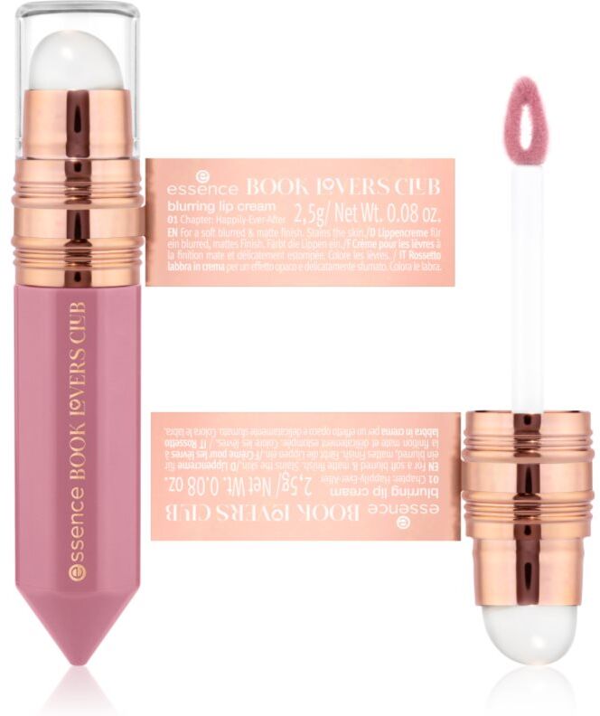essence BOOK LOVERS CLUB liquid lipstick with a blurring effect shade 01 Chapter: Happily-Ever-After 2.5 g
