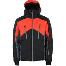 Peak mountain, Herren, Skijacke, Chalet (3XL), Orange, Schwarz, Grau