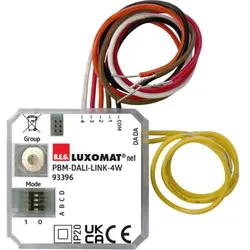 BEG 93396 Tasterschnittstelle UP weiß IP20 DALI-LINK 4Kanal PBM-DALI-LINK-4W weiß