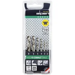 Alpen, Bohrereinsatz, HSS-E Metall-Spiralbohrer-Set (8 mm)