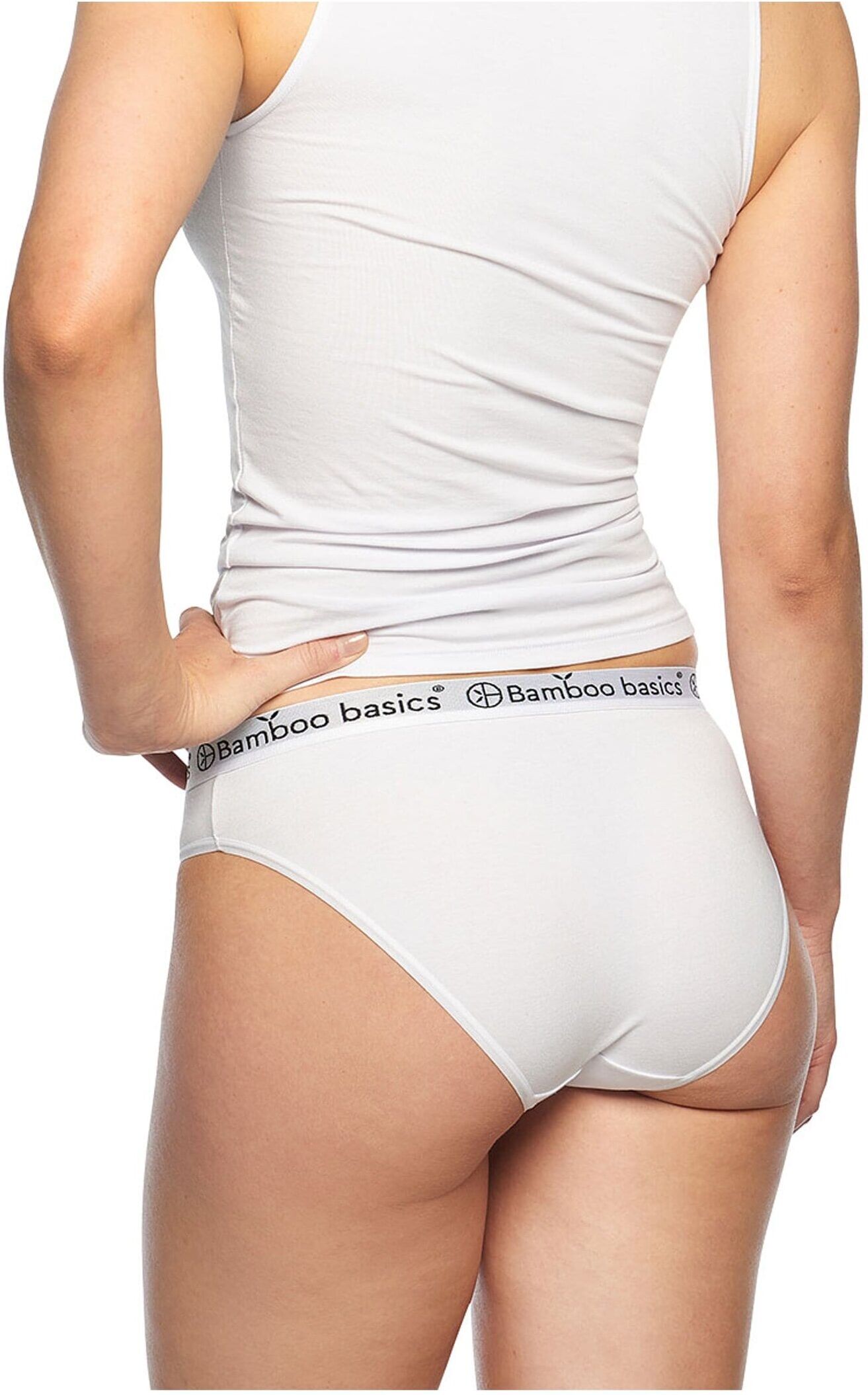 Slip BAMBOO BASICS "Slip YARA 3er Pack", Damen, Gr. M, weiß, Obermaterial: 68% Viskose CV. 28% Baumwolle CO. 4% Elasthan EL., Unterhosen Slip