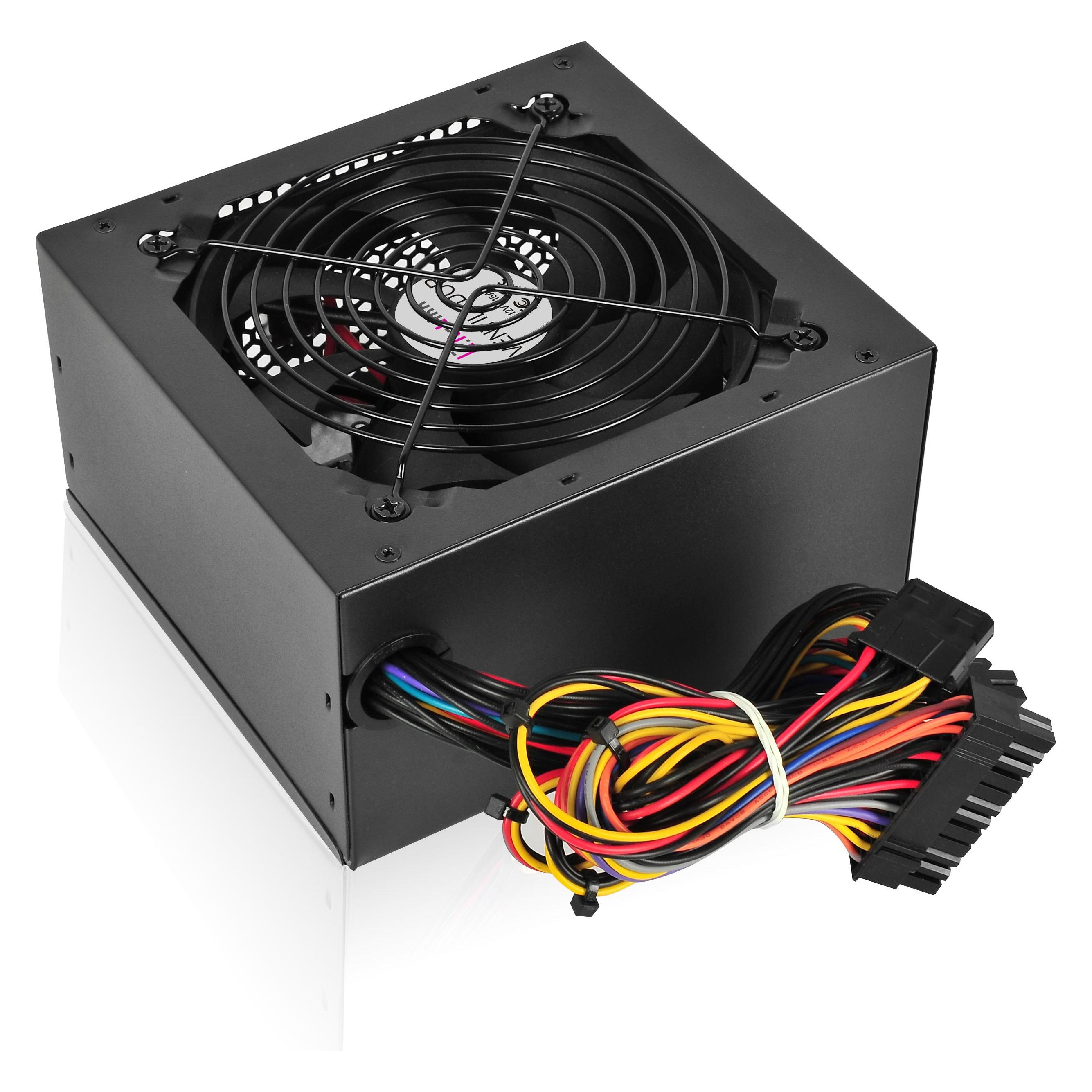 L-Link LL-PS-500-CAB Netzteil 500 W 24-pin ATX ATX Schwarz (500 W) (LL-PS-500-CAB)