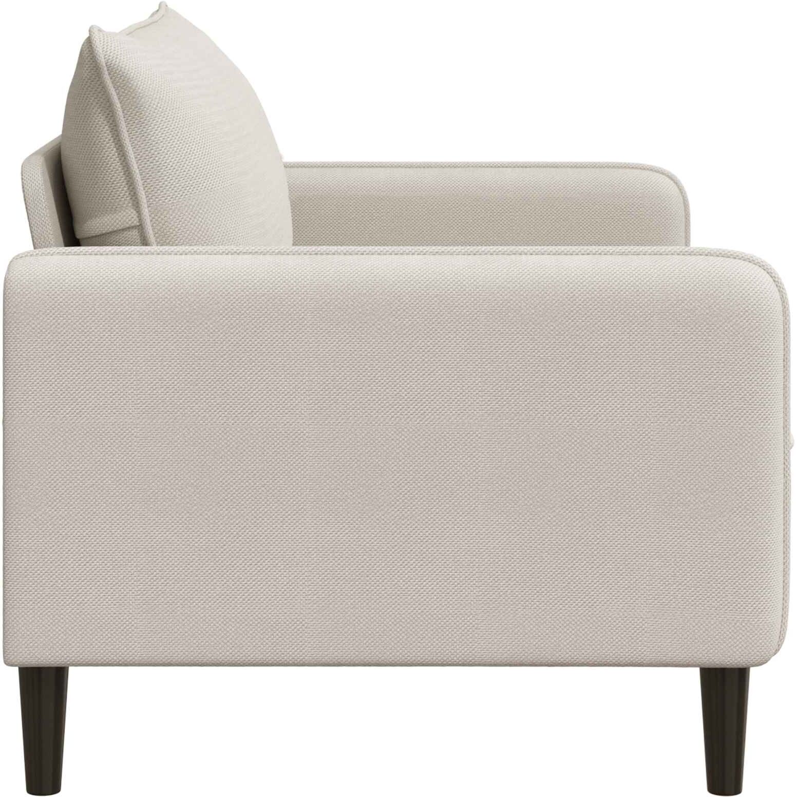 vidaXL Fauteuil XL Avoine Velours