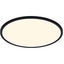 Nordlux LED Bad-Deckenleuchte OJA 42 SCENE SELECT, IP54, mit Nachtlicht, 19W 3000/4000K (CCT) 2100lm 120°, schaltbar, schwarz NORD-2015116103