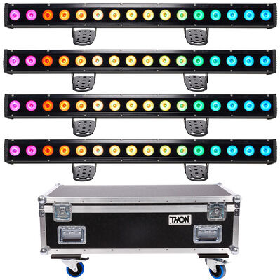 Stairville Show Bar Pro 16x10W RGB Bundle Noir