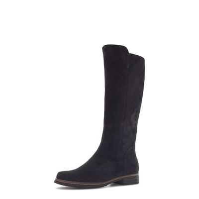 Stiefel GABOR "Sportlicher Stiefel", Damen, Gr. 40,5, schwarz (blau), Schuhe Stiefel