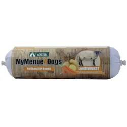 MyMenue4Dogs Hundefutter Lammwurst - 800 g