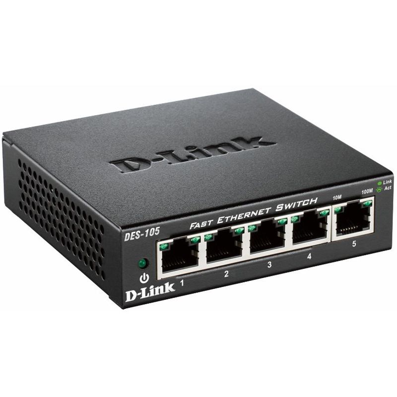 D-Link DES-105/E 5x 10/100 Mbit Desktop Switch