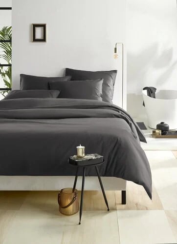 De Witte Lietaer Dekbedovertrek Olivia Ebony 140x200/220 cm