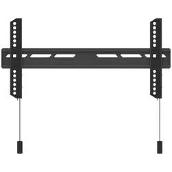 Multibrackets Wandhalter bis 65", Metall, schwarz, max 50 kg (Wand, 50 kg, 32" - 65"), TV Wandhalterung, Schwarz