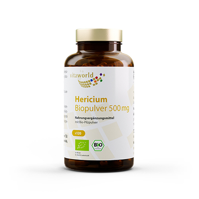 Vita World GmbH HERICIUM BIOPULVER 500 mg Kapseln 120 St 10549678