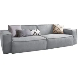SOFA SAMU Hellgrau Webstoff
