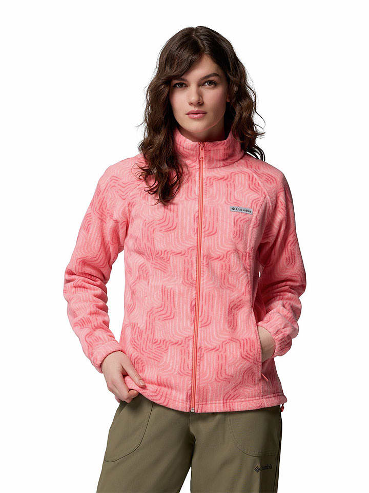 Columbia Fleecejacke "Benton Springs" in Rosa - XL