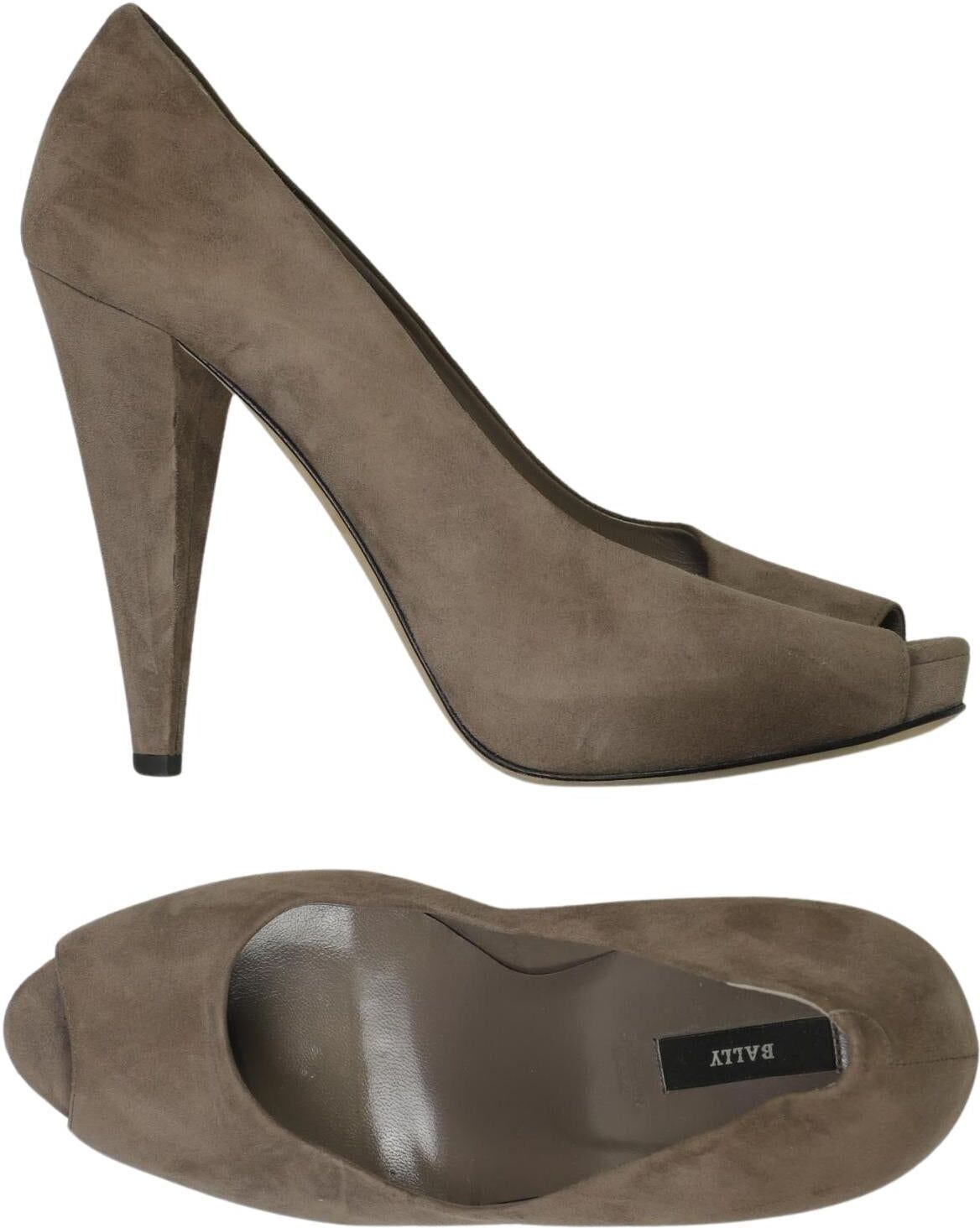 Bally Damen Pumps, Braun, Gr. EU 38.5, kein / Etikett - Second Hand