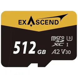 Exascend Catalyst UHS-I SD Card(V30) 512GB (ES117900) (512 GB, SDXC, UHS-I), Speicherkarte