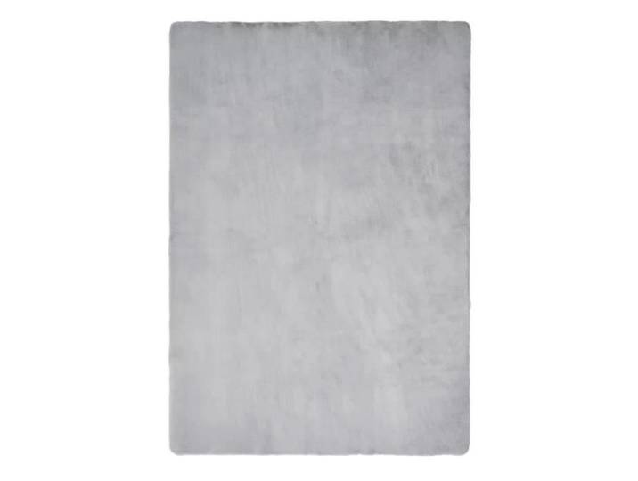 Tapis descente de lit - JUANIO - 200 x 140 cm - Microfibre 650 g/m² - Gris - Rectangulaire