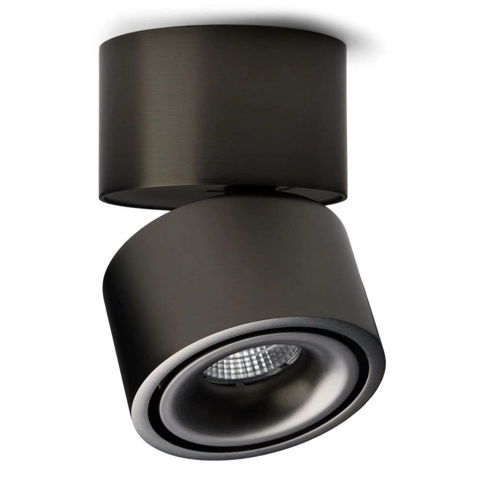 Antidark Easy Mini W75 LED Opbouwspot 2700K Titanium - Aluminium