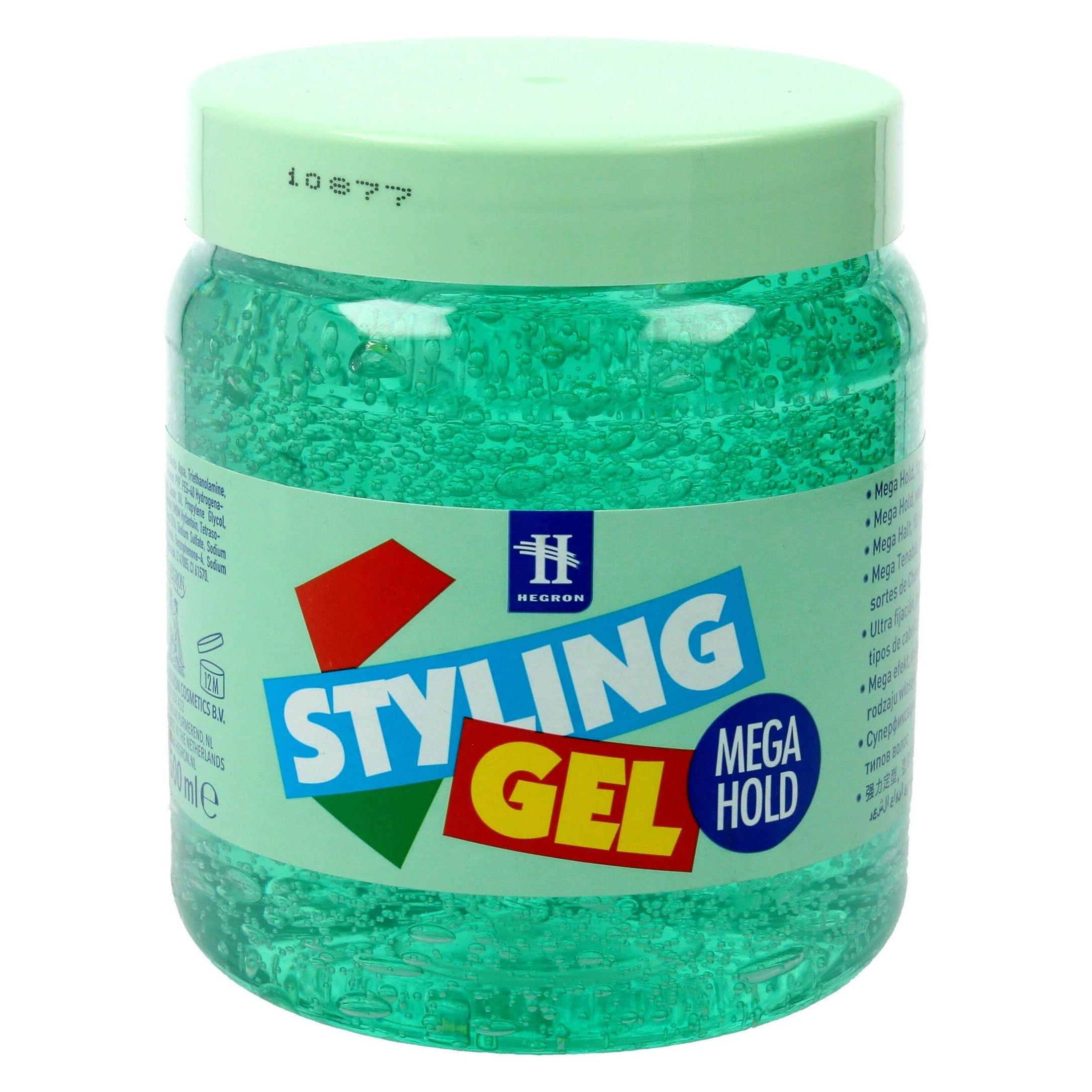 Tenex Hegron Styling Haarstyling-Gel 500ml Mega-Halt grün (Haargel, 500 ml) (24706181)