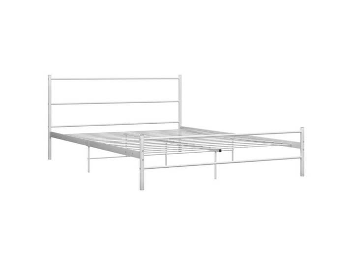 Lit adulte Classique - Blanc Métal 140x200 cm - Mode 5100