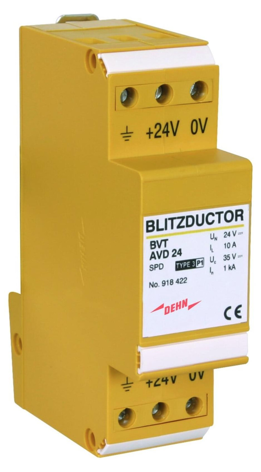 DEHN Combinatiebeveiliging BVT AVD 24 met BLITZDUCTOR VT
