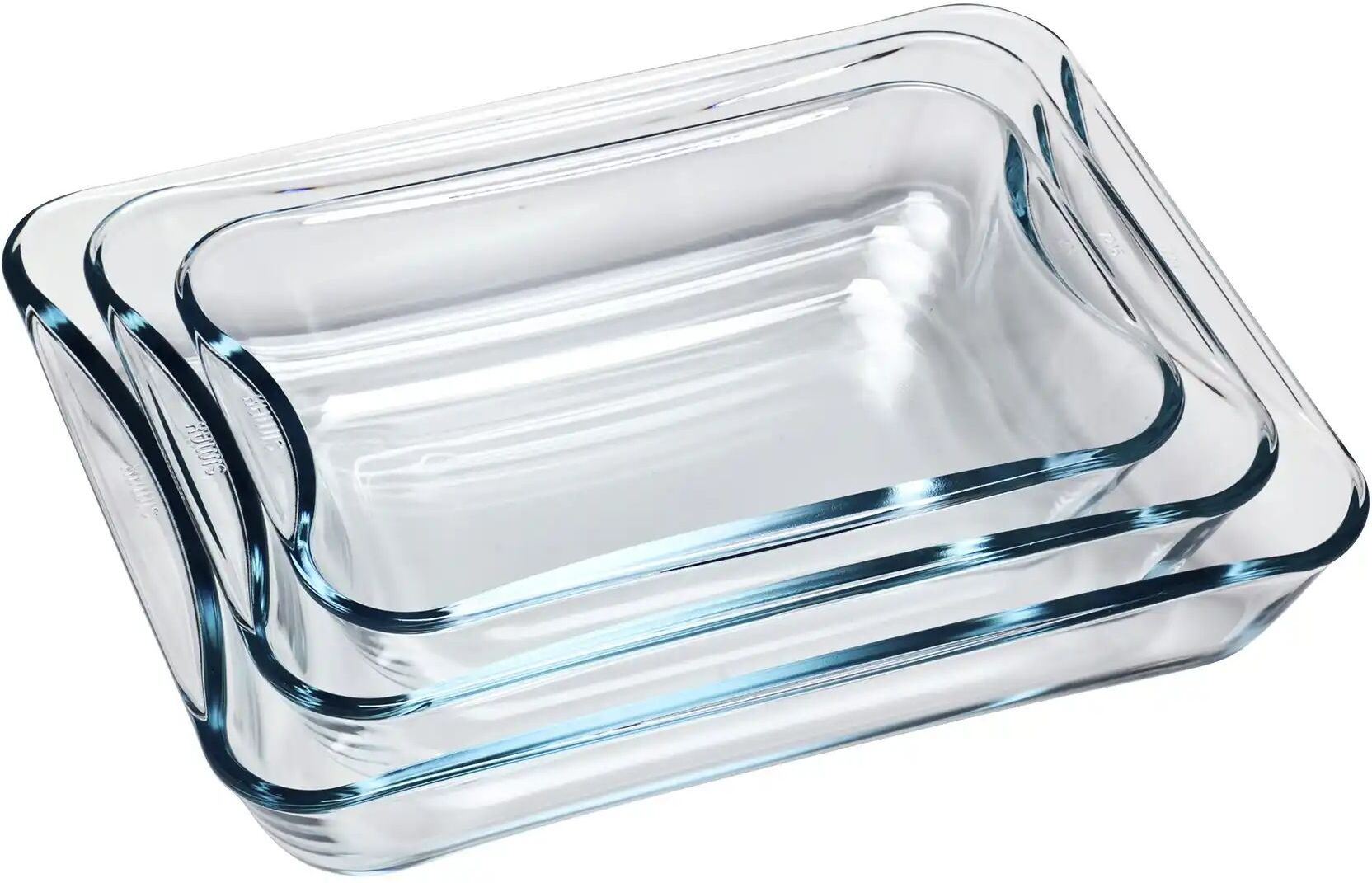 SIMAX Brat- und Backschalenset   ¦ transparent/klar ¦ Glas