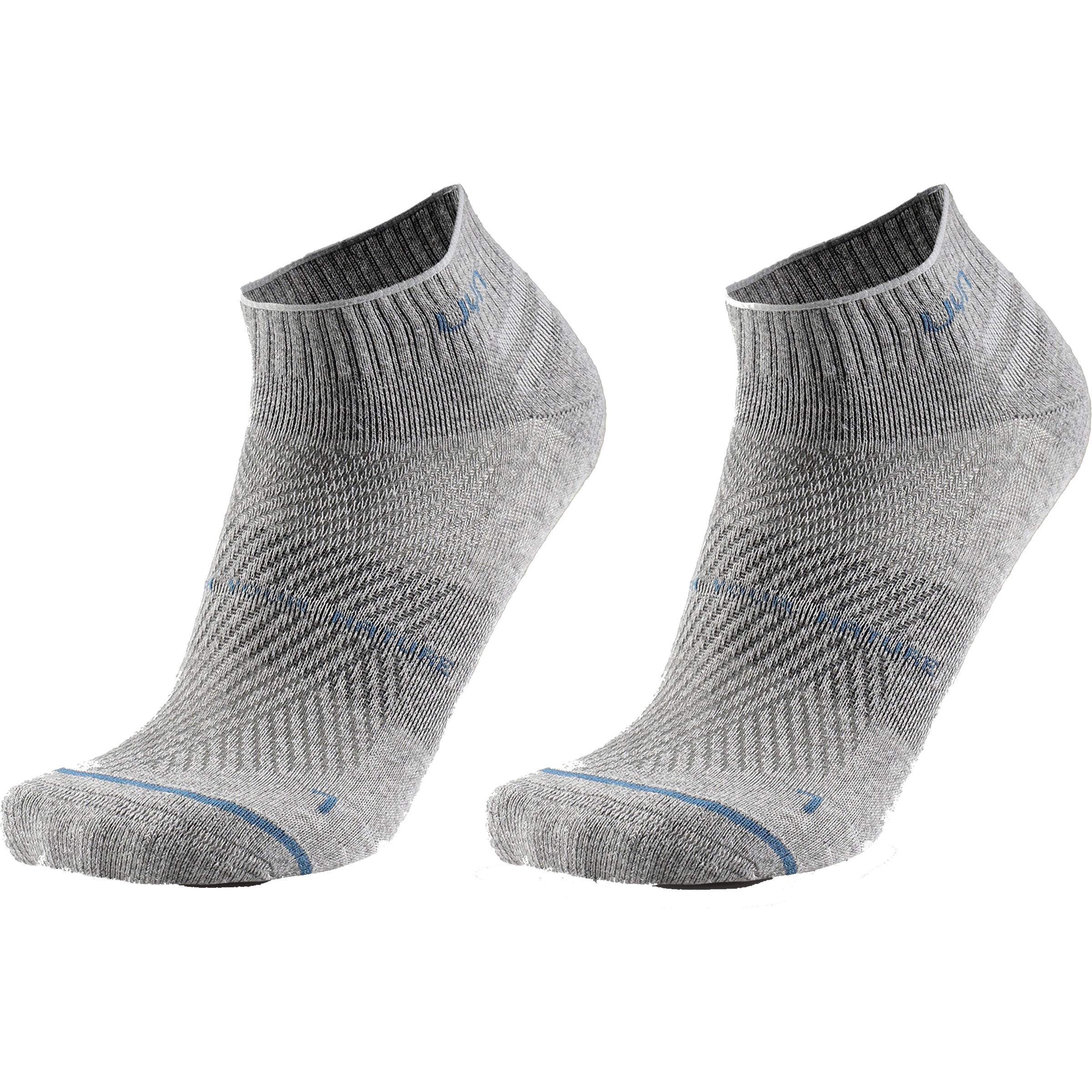 Uyn All Around Low Cut 2er Pack Freizeitsocken grau Größe 42 Lifestyle Hautfreundlich