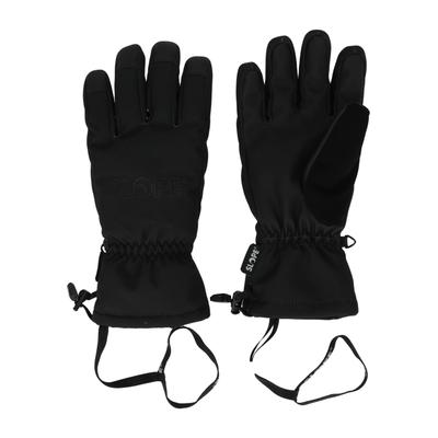 Skihandschuhe SLOPE "Finnick", Damen, Gr. XL, schwarz (schwarz, anthrazit), 100% Polyester, unifarben, Handschuhe, In wasser- und winddichter Qualität