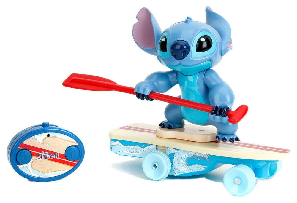 Jada Toys Disney Stitch afstandsbedieningssurfplank met wielie-functie voor kinderen vanaf 3 jaar