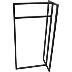 LOFT42 Riba Handtuchhalter – 2 Stangen – Schwarz – Metall