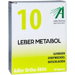 Adler Ortho Aktiv Nr. 10 ? Leber Metabol 60 St Kapseln