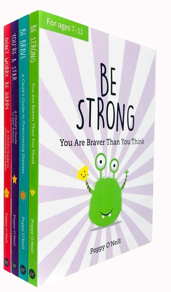 Vie Poppy O’Neill Collection – 4 Book Self-Help Set for Kids & Teens   Confidence, Anxiety & Emotional Wellbeing Guides